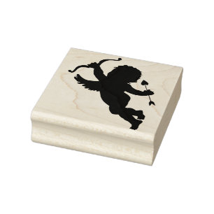 Liebe Engel mit Bow und Arrow Gummistempel