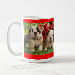 Liebe English Bulldog Welpe Hund Kaffeetasse Tasse