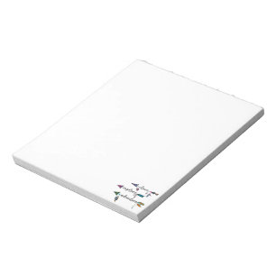 Liebe Entdecken Sie das Adventure Arrow Tribal Boh Notizblock