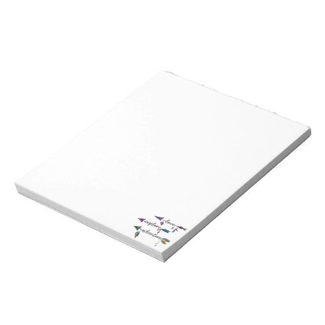 Liebe Entdecken Sie das Adventure Arrow Tribal Boh Notizblock (Rotiert)