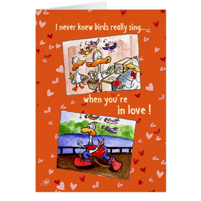 Liebe-Ente: Ich wusste nie, dass Vögel singen, (Vorne)