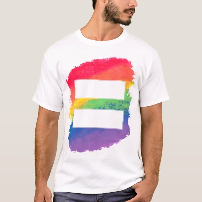 Liebe entspricht Liebe - dem grundlegenden T-Shirt (Vorderseite)