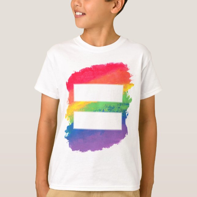 Liebe entspricht Liebe - dem T-Shirt des Jungen (Vorderseite)