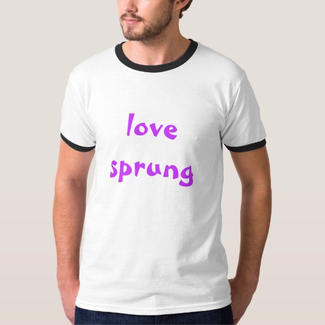 Liebe entsprungenes Promo-Shirt T-Shirt (Vorderseite)