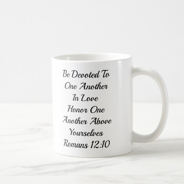 LIEBE (ENTWERFE DEINE EIGENE TASSE) KAFFEETASSE (Rechts)