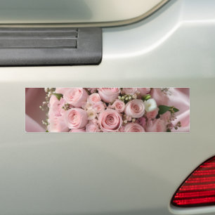 "Liebe erblühen: Ein Bouquet der zeitlosen Romanti Autoaufkleber