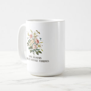 Liebe erblüht in der Natur Kaffeetasse