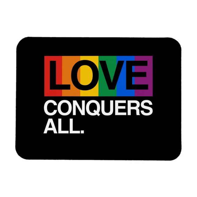 LIEBE ERHÄLT ALLE -.png Magnet (Horizontal)