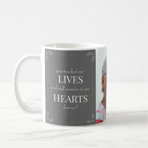 Liebe Erinnerung Elegante Hommage Gray Coff Kaffeetasse