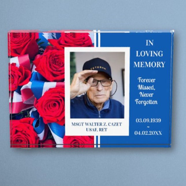 Liebe Erinnerung Veteran/Loved One Fotoblock (Von Creator hochgeladen)