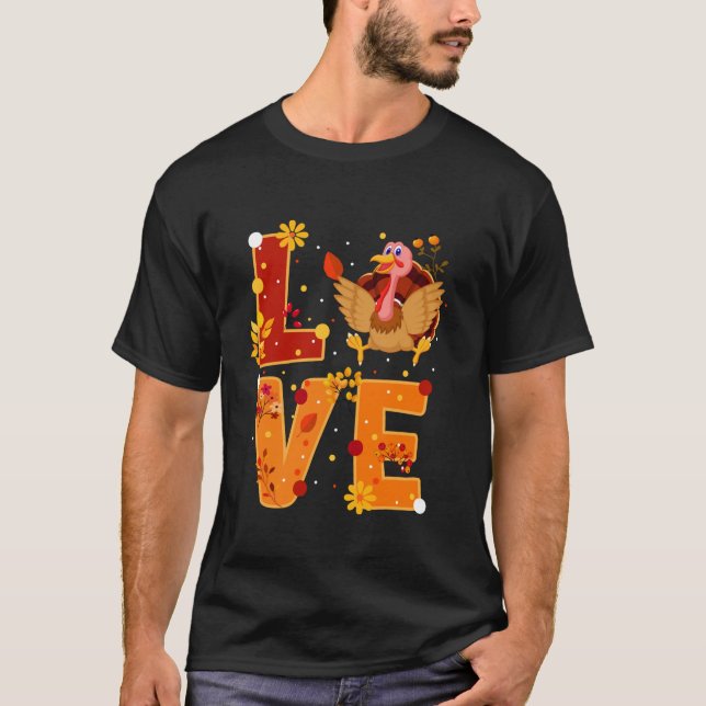 LIEBE ERNTEDANK T SHIRT (Vorderseite)