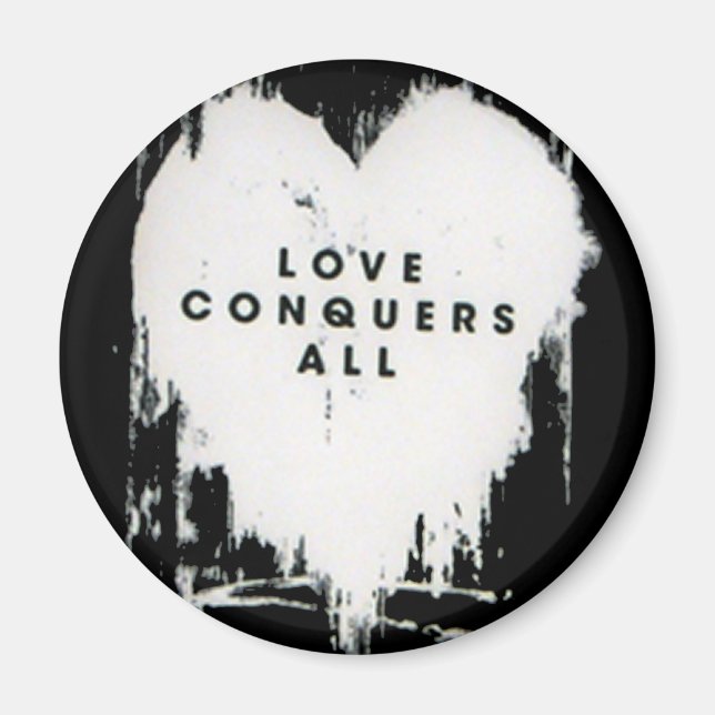 Liebe erobert alle magnet (Vorne)