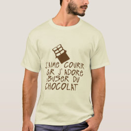 Liebe es, Schokolade zu benutzen T-Shirt