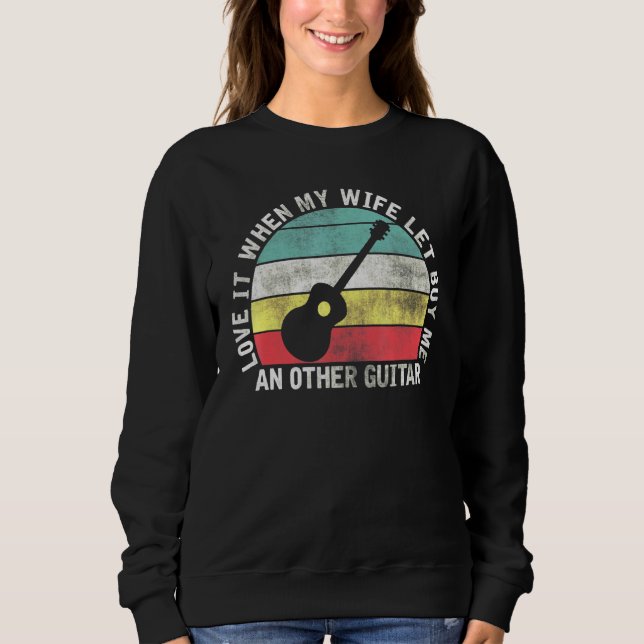 Liebe es, wenn meine Ehefrau Lass mir kaufen eine  Sweatshirt (Vorderseite)