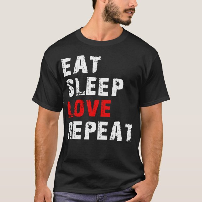 Liebe essen T-Shirt (Vorderseite)