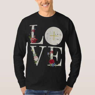 Liebe Eucharist Erste Heilige Kommunion Christlich T-Shirt
