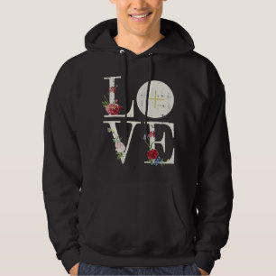 Liebe Eucharistie Erste heilige Kommunion Christli Hoodie