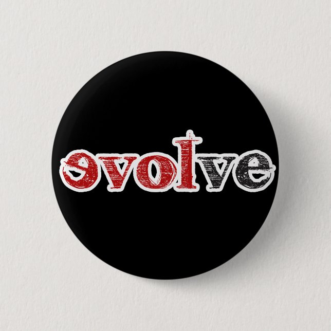 Liebe Evolve Button (Vorderseite)