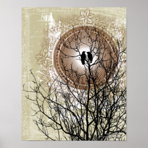 Liebe-ewiges gotisches Kunst-Plakat Poster