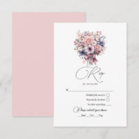 Liebe Extravagant Pink Bow und Pastel Bouquet Wedd