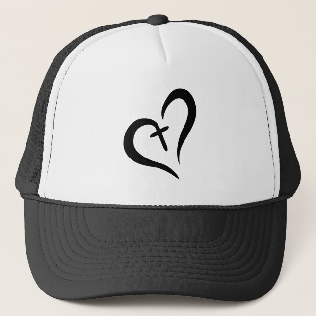 LIEBE + FAITH = BLESSED | TRUCKERKAPPE (Vorderseite)