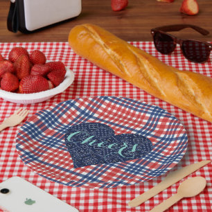 Liebe Fall Kitsch Country Wedding Party Teller