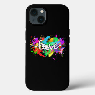 Liebe  Farbige Typografie Schauspieler Musical Th Case-Mate iPhone Hülle