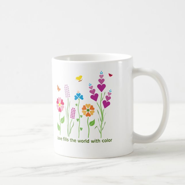 Liebe färbt Tasse (Rechts)