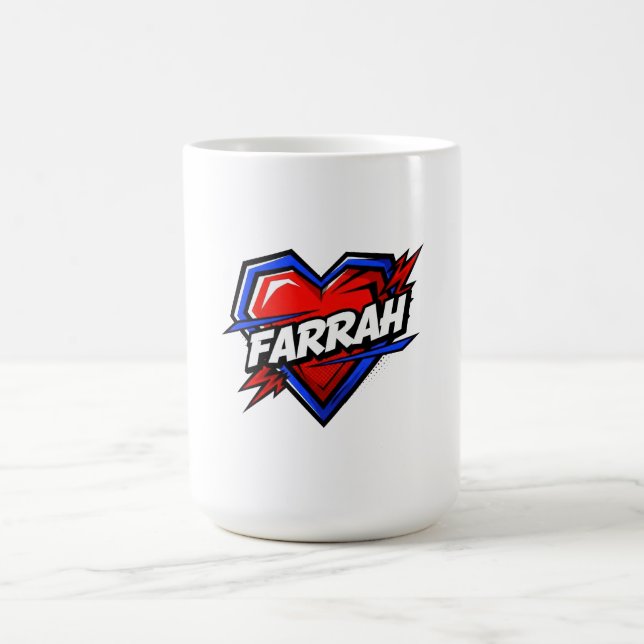 Liebe Farrah Kaffeetasse (Mittel)