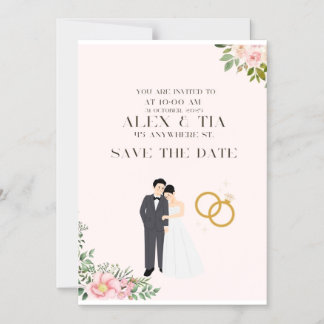 Liebe feiern: Elegante Hochzeitskarten & Einladung