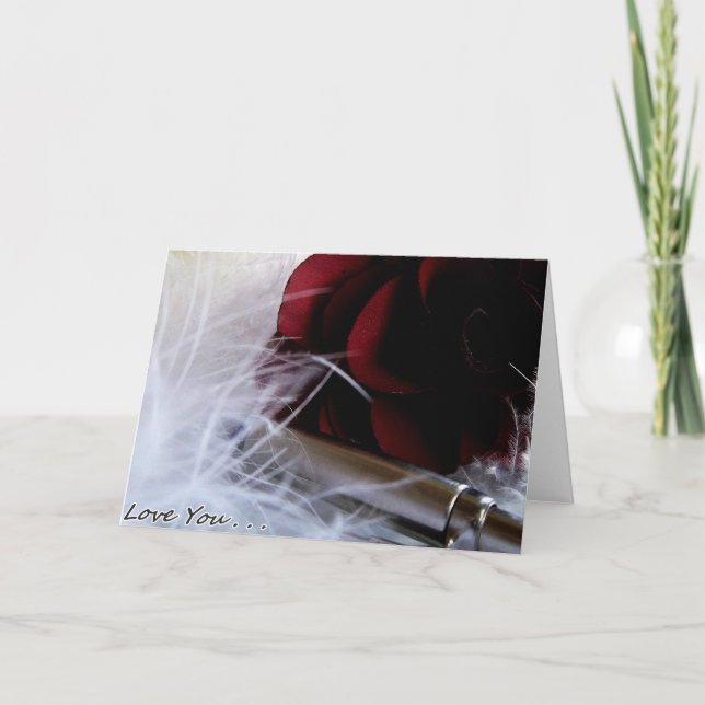 Liebe Feiertagskarte (Vorderseite)