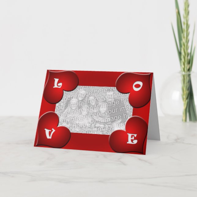 LIEBE FEIERTAGSKARTE (Vorderseite)