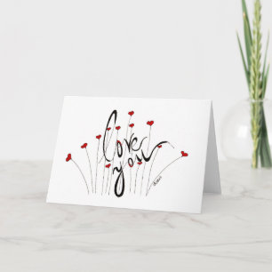 Liebe Feiertagskarte