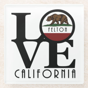 LIEBE Felton California Glasuntersetzer
