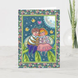 LIEBE, FEUERN & VOLLMOND, NIEDLICH VALENTINE FEIERTAGSKARTE