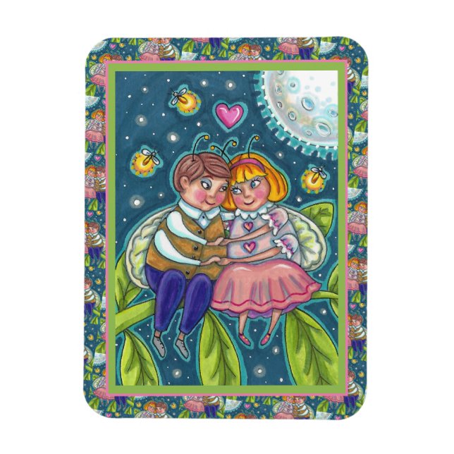 LIEBE, FEUERN & VOLLMOND, NIEDLICH VALENTINE MAGNET (Vertikal)