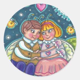 LIEBE, FEUERN & VOLLMOND, NIEDLICH VALENTINE RUNDER AUFKLEBER
