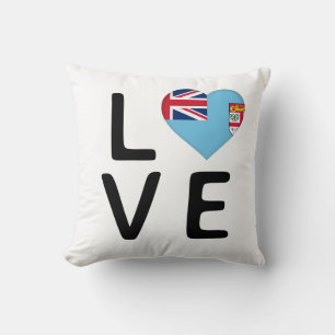 Liebe - Fidschi-Flagge Kissen