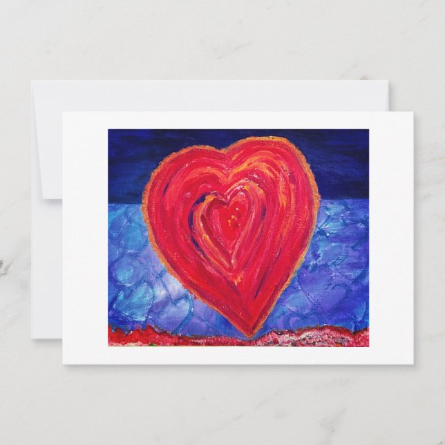 Liebe findet uns mitteilungskarte (Vorderseite)