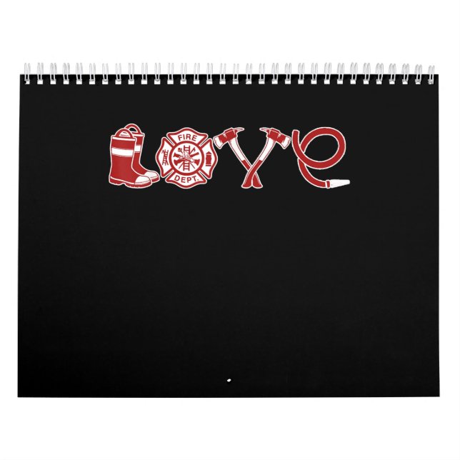 Liebe Firefighter-Valentinstag | Ehefrau des Feuer Kalender (Titelbild)