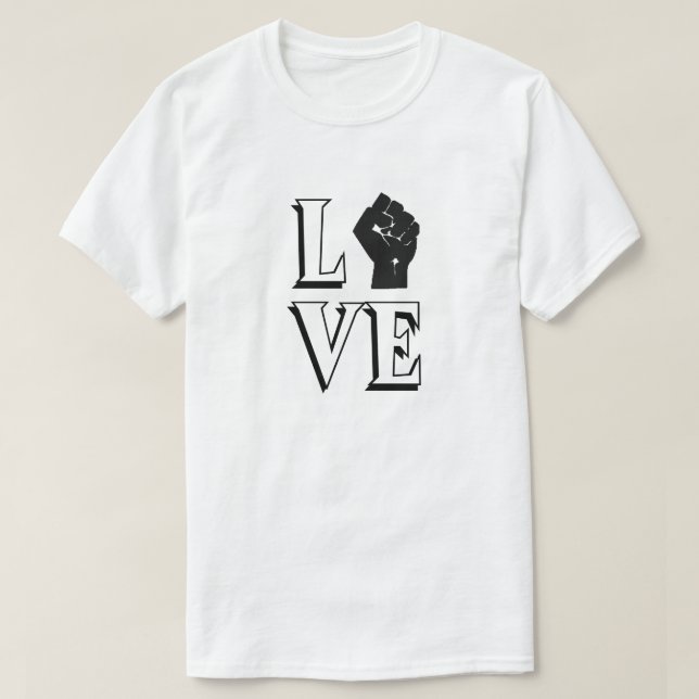 LIEBE Fischer T - Shirt (Design vorne)