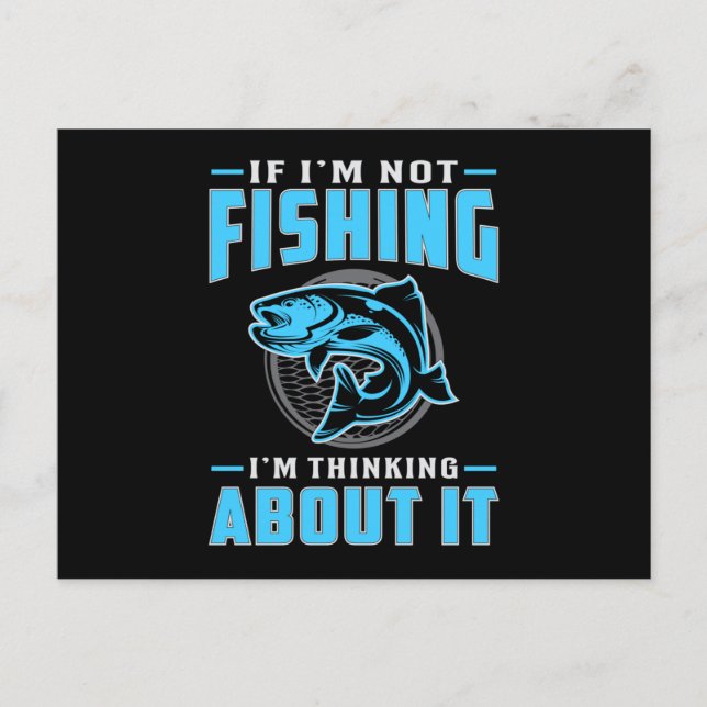 Liebe Fischerei Fischfang Fisch Funny Gift Postkarte (Vorderseite)