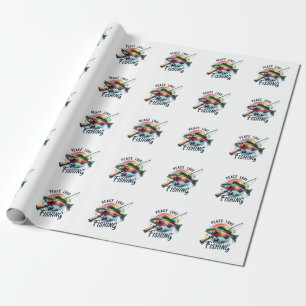 Liebe Fischfang Geschenkpapier