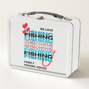 Liebe FISCHing Team Squad Metall Brotdose