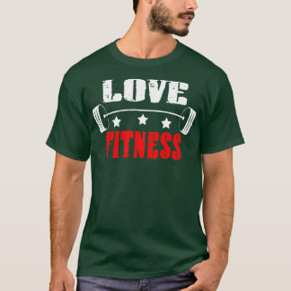 Liebe Fitness Lieben Wellness TS T-Shirt