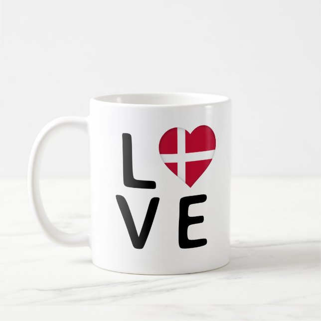 Liebe - Flagge Saudi-Arabiens Kaffeetasse (Links)