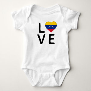 Liebe - Flagge Venezuelas Baby Strampler