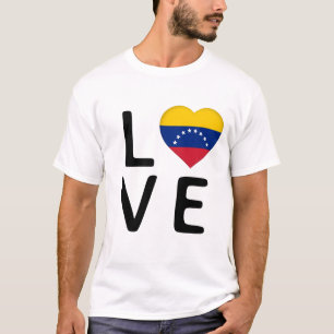 Liebe - Flagge Venezuelas T-Shirt