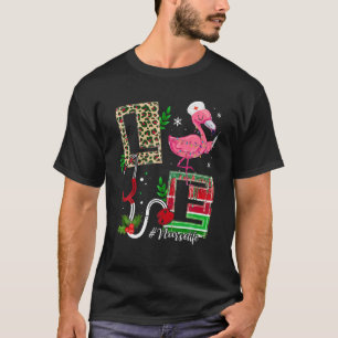 Liebe Flamingo Stethoskop Krankenschwester Leben W T-Shirt