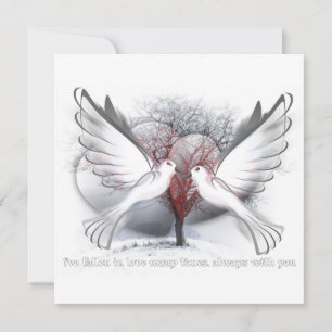 Liebe Flat Danke Karte